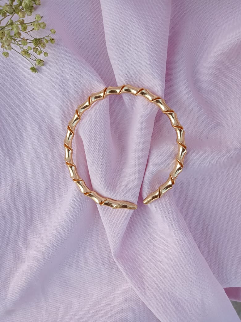 Bamboo Adjustable Plain Bangle