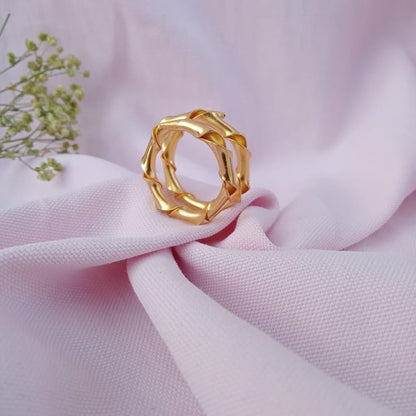 Bamboo Adjustable Ring