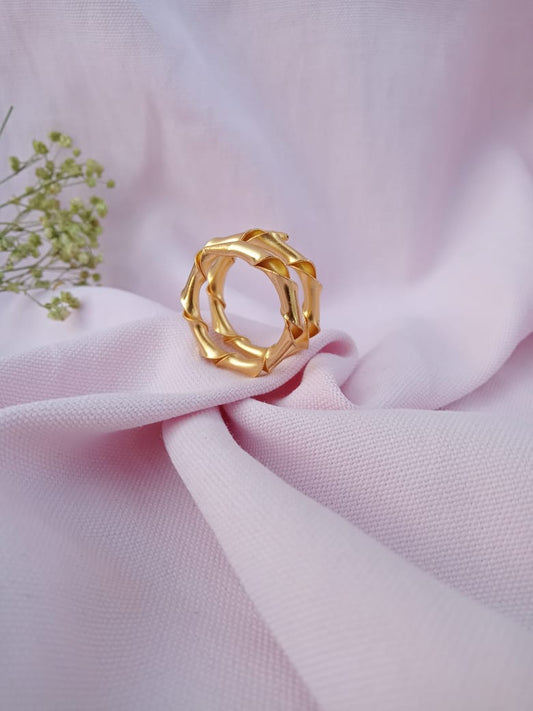 Bamboo Adjustable Ring