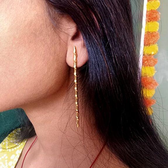 Long Bar Dangler Earrings