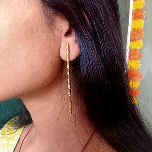 Long Bar Dangler Earrings