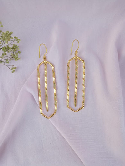 Geometric Dangler Earrings