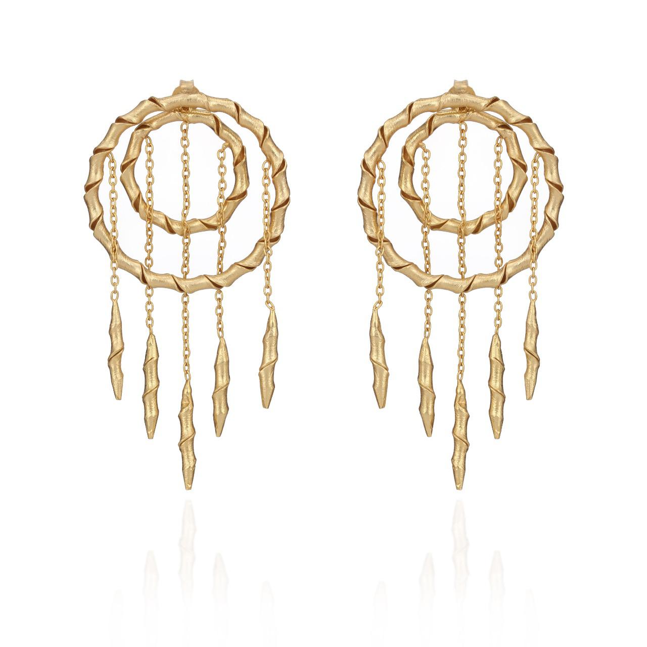 Multi-layered drop Earring