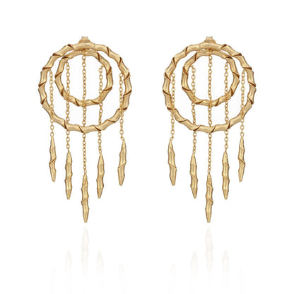 Multi-layered drop Earring