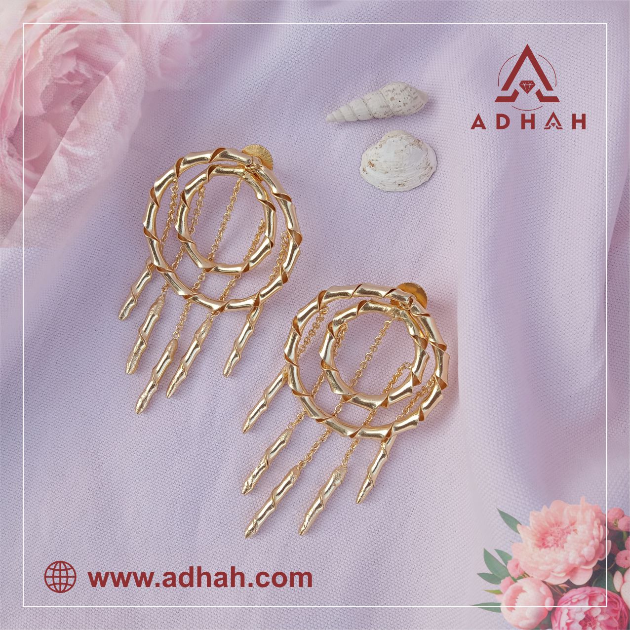 Multi-layered drop Earring