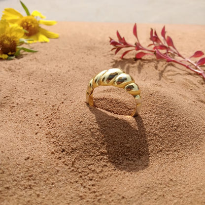 Chunky Gold Plated Ring