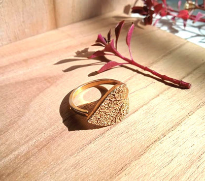 leaf Texture Ring