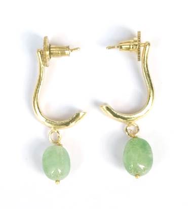 Minimalist Curved Stud Drops