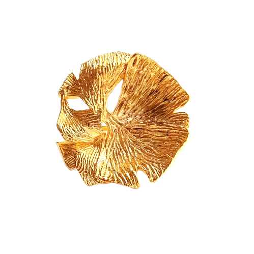 Ginkgo Flover Texture Ring