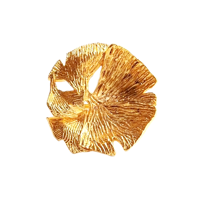 Ginkgo Flover Texture Ring