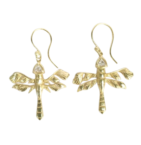 Dragonfly Dangles Earring